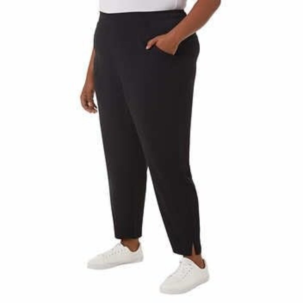 32 Degrees Women XL Lightweight Twill Pull on Pant Elastic Waist Business Casual